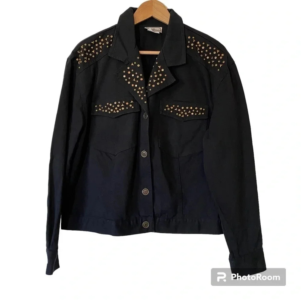 Saint Germain Women's Studded Jacket Large